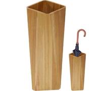 Ymxygz Porte-Parapluie en Bois, Style Rétro, pour Canne, Canne, Grand Organiseur D'entrée avec Base Étanche pour Couloir Porche