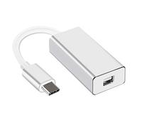 YMY Adaptateur USB Type C vers Mini DisplayPort, Convertisseur 4k@60hz Prend en Charge Les périphériques USB-C avec Mode DP/Alt vers périphériques d'affichage Mini DP