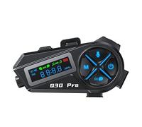 YMY Casque de moto Bluetooth amovible, 2 voies, 500 m, interphone 2 conducteurs avec suppression du bruit CVC, 2 types de micros, radio FM étanche pour VTT/motoneige (1)