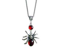 YMYDRCRPO Collier de perles de pierres précieuses bijoux gothiques de sang accessoires de sorcellerie poèmes païens collier victorien vintage mystérieux pour femmes chaîne réglable pour dames filles