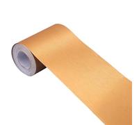 YMYGCC Autocollants de bordure de sol auto-adhésifs de 10 m for la ligne de plinthe de salon, papier peint en vinyle imperméable for la décoration de la maison(Gold,5 CM X 10 M)