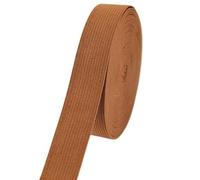 YMYGCC Bandes élastiques Plates colorées 2/5/10M 2CM, Haute élasticité, Latex tricoté, Corde en Caoutchouc épais, Bricolage, vêtement, Pantalon, Accessoire de Couture(Brown,5M_20MM)