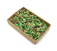 YMYGCC moxa 180pcs Mini Moxa Tube auto-adhésif autocollant moxibustion thérapie sans fumée brûleur chauffage Acupuntura point Meridian (Color : 180pcs Smoke)