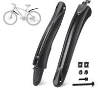 YMYQF Garde Boue de Vélo Set pour Merida Cyclo Cross 300, Anti-Éclaboussures Étanche Garde-Boue de Vélo Avant et Arrière, Réglable Accessoires