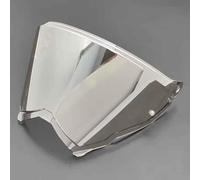 YMYQF Visière Casque Moto pour AGV AX9, Visière Anti-Buée Casque Remplacement de Visière de Lentille Casque de Bouclier Vent Moto,Normal-D Clear Revo Silver