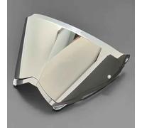 YMYQF Visière Casque Moto pour AGV AX9, Visière Anti-Buée Casque Remplacement de Visière de Lentille Casque de Bouclier Vent Moto,Normal-C Silver