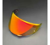 YMYQF Visière Casque Moto pour AGV New K3, Visière Anti-Buée Casque Remplacement de Visière de Lentille Casque de Bouclier Vent Moto,Normal-B Deep Revo Red