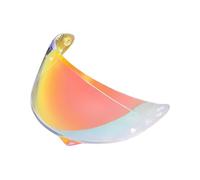 YMYQF Visière Casque Moto pour HJC C10 HJ-34P, Visière Anti-Buée Casque Remplacement de Visière de Lentille Casque de Bouclier Vent Moto,Normal-G Revo Clear Red