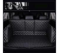 YMYQF Voiture Cuir Tapis De Coffre pour Peugeot 3008 Phase 1 2009-2014 2015 2016 2017 2018 2019 2020, Couverture Complète Protection Coffre Tapis Antidérapant Bac Coffre Cargaison Tapis,All Black