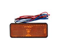 YMYYQW Clignotants 1 Réflecteur De Moto, Feu De Freinage Arrière, Clignotant, Réflecteurs Rectangulaires POUR Feux D'avertissement Latéraux De Camion