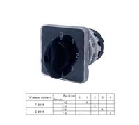 YMZ12-20/2 Factory 0-4 Positions 20amp Two Poles Electrical Changeover Main Selector LW31 Cam Rotary Switch NWPNLXEA(0-1-2-3-4)