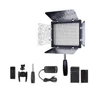 YN300 III YN-300 III 3200k-5500K CRI95 Caméra Photo LED Lumière vidéo en Option avec Adaptateur Secteur + KIT de Batterie pour la Photographie en Studio(300III (KIT))