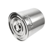 YNAADYH 50 litres universelle de conservation de chaleur en acier inoxydable Hotel cuisinière cuisinière avec couvercle marmite inox 50l restauration, stockage soupe chaude traiteur chauffe plats p