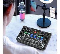 YNAADYH Modificateur De Voix, Changeur De Voix Carte Son Pc Live Soundkarte, Externe Soundkarte Für Die Konsole, Live - Aufnahme Und Interaktive Audiosteuerung