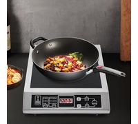 YNAADYH Plaque Induction Professionnelle,3500W Plaque electrique,Timing et réservation Plaque de cuisson à induction, 220V 3500W Plaque de cuisson à induction, Kochplatte keramikkochfeld (A1)