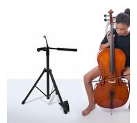 YNAADYH Support réglable pour violoncelle avec crochet arqué, robuste et contrebasse, basse verticale, contrebasse, violon basse, Fiddle, fond en acier pour la maison, studio, église, affichage des
