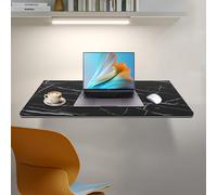 YNAADYH Table murale pliante noire 90 x 50 cm, table pliante murale psychique (noire)