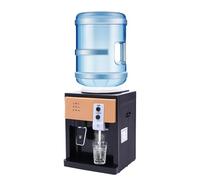 YNAADYH Top Loading Countertop Electric Water Cooler Dispenser Warm & Hot & Cold Water Distributeur Eau Chaude Froide Bureau, Fontaine Eau électrique comptoir Cuisine Refroidisseur Eau Bouteille bu