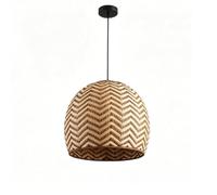 YNAHZAOK Lampe De Plafond Rustique En Rotin Tressé À La Main Wabi Sabi Wind