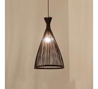 YNAHZAOK Luminaires Suspendus Pour Restaurant Chinois, Lampe Suspendue En Bambou Tressé Pour Salon De Thé, Plafonnier Japonais À Une Tête, Style Wabi Sabi, Luminaires Décoratifs En Bambou Naturel