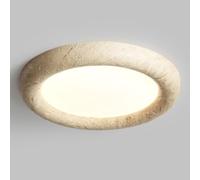 YNAHZAOK Plafonnier LED Blanc Minimaliste Luminaire Rond Moderne Et Plat Danois Plafonniers Décoratifs Réglables À Intensité Variable Luminaires Décoratifs De Plafond pour Salon, Îlot De Cuisine