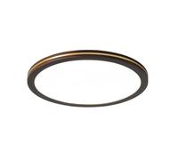 YNAHZAOK Plafonniers LED En Bois Créatifs Plafonniers Ronds Ultra-fins Pour Pièce Proche Du Plafond Luminaires Minimalistes En Bois Plat 3000 K/4000 K/6500 K Pour Salles À Manger, Chambres