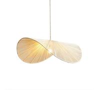 YNAHZAOK Suspension Bohème Pour Chambre, Lampe Suspendue Créative Et Personnalisée Pour Salon, Abat-jour En Corde De Papier Tissée À La Main, Lampe Suspendue De Style Rétro Wabi-sabi Pour Salle