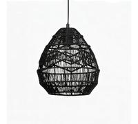 YNAHZAOK Suspension De Style Japonais En Corde De Chanvre Naturel Tressée À La Main, Idéale Pour Le Salon, La Chambre, La Salle À Manger, La Cuisine Ou Le Couloir. Éclairage Décoratif Rétro
