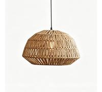YNAHZAOK Suspension Wabi Sabi En Corde De Chanvre Tissée À La Main, Idéale Pour Restaurants, Bars, Chambres, Bureaux Et Salons De Thé. Suspension Réglable Avec Culot E27