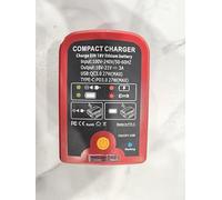 YNDZ Chargeur avec musique, de rechange pour chargeur de batterie Einhell Power X-Change 18 V, entrée 100-240 V, sortie 21 V 3 A chargeur rapide
