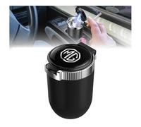 YNEION Cendrier Voiture, pour MG ZS EV 2017 2018 2019 2020 2021 2022 2023 2024 Anti-Odeur Cendrier, Cendrier Extérieur Portable en Acier Inoxydable sans Fumée