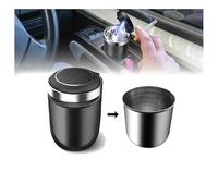 YNEION Cendrier Voiture, pour Toyota RAV4 3.Generation CA30W 2006-2010 2011 2012 2013 Anti-Odeur Cendrier, Cendrier Extérieur Portable en Acier Inoxydable sans Fumée