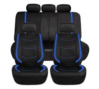 YNEION Housses de Siège de Voiture pour Alfa Romeo Stelvio (with Audio on The Left) 2022-2023 Cuir Imperméable Antidérapant Housses De Siège Interieur Accessoires,B