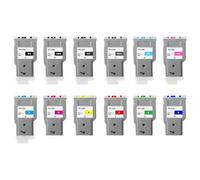 YNGFBFFJ Cartouche d'encre PFI 206, 300ml, 12 Couleurs, Compatible avec IPF6400 IPF6400S IPF6450 IPF6400SE(1pc Matte Black)