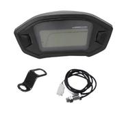 YNGHWU Instrument Compteur Kilométrique Compteur De Vitesse Numérique 13000 TR/Min, Tachymètre pour Moto 2 À 4 Cylindres, Rétroéclairage 7 Couleurs, Compteur De Vitesse, Tachymètre, Odomètre