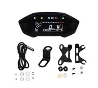 YNGHWU Instrument Compteur Kilométrique Compteur De Vitesse Numérique Universel pour Moto, Tachymètre À LED, Tableau De Bord, Affichage 10000 TR/Min, pour Cylindres 1, 2 Et 4