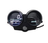 YNGHWU Instrument Compteur Kilométrique Tableau De Bord Numérique À LED pour Moto, Tachymètre, Odomètre, Compteur De Vitesse, Odomètre pour CG125 Fan125 pour Titan 125