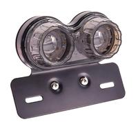 YnGia feu stop moto 40 LED feu arrière plaque d'immatriculation feu clignotant indicateur rouge et ambre arrière feux stop lampe pour moto vélo rue vélo