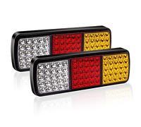 YnGia Feux arrière arrière de la remorque 75ed Truck Frein Stop Fight Turn Signal Signal Indicator Lampe for Car Caravan van Boat Camper 2PCS
