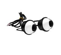 YnGia LED Eagle Eye Light pour voiture DRL antibrouillard feux diurnes, 2 pièces voiture moto feu arrière marqueur de recul feu de signalisation (rouge)