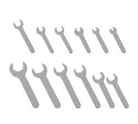 YnGia Lot de 12 clés plates fines à extrémité ouverte 1,5 mm pour espaces restreints