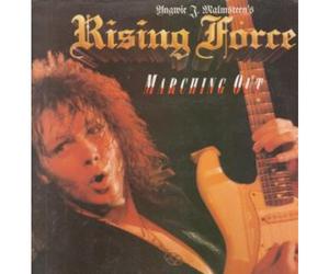 YNGWIE MALMSTEEN - MARCHING OUT LP UK POLYDOR 1985 11 TRACK WITH INSERT (POLD5183)