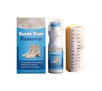 YNGWVHKET Kit Détachant Doux pour Daim - Nettoyant chaussures 100 ml avec brosse douce, adapté à tous les types de daim/cuir, idéal pour la maison et les voyages.