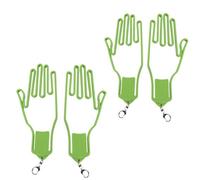 YNGWVHKET Supports de Gants Pliables, Lot de 2 - Présentoir Portable pour Gants de Golf, Manche en Silicone Pratique pour Le Transport, Accessoire à séchage Rapide et résistant à l'humidité