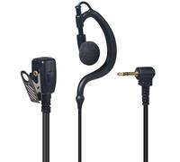 YNIBST 2.5 mm Connecteur Oreillette Mono PTT pour Talkie-Walkie, Casque en Forme de G, Compatible avec Motorola Talkabout TLKR T62, T82, T82 Extreme, T92 H2O Radios Bidirectionnelles