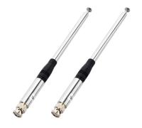 YNIBST Antenne 27MHz CB Télescopique Portable avec Connecteur BNC | Antenne Compatible avec Uniden Cobra Midland Anytone Radios CB (Lot de 2)