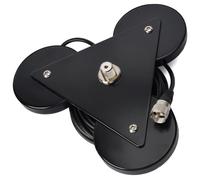 YNIBST Base Montage Magnétique Connecteur SO239 pour Antenne CB/VHF/UHF | Câble Coaxial RG58 PL259 de 5 mètres, Pour Voiture/Camion, Extérieur, Maritime