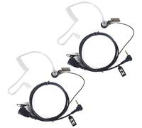 YNIBST Oreillette 1 Broche 2,5 mm pour Talkie Walkie, Casque Radio Bidirectionnel avec Micro PTT et Tube Acoustique, Compatible avec Motorola Talkabout TLKR T62, T82, T82 Extreme, T92 H2O (Lot de 2)