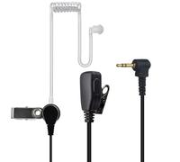 YNIBST Oreillette à Tube d'air Transparent avec Micro pour Talkie Walkie | Écouteur Discret pour Talkie Walkie avec PTT, Compatible avec Motorola Talkabout, pour Modèles T62/T80/T82/T92