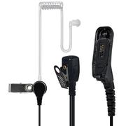 YNIBST Oreillette pour Radio avec Micro Compatible avec Motorola à Multipin | pour les Modèles DP-3400, DP-4400, DP-4800, XPR-6300 et XiR P8200, Casque pour Walkie Talkie (Tube à air)
